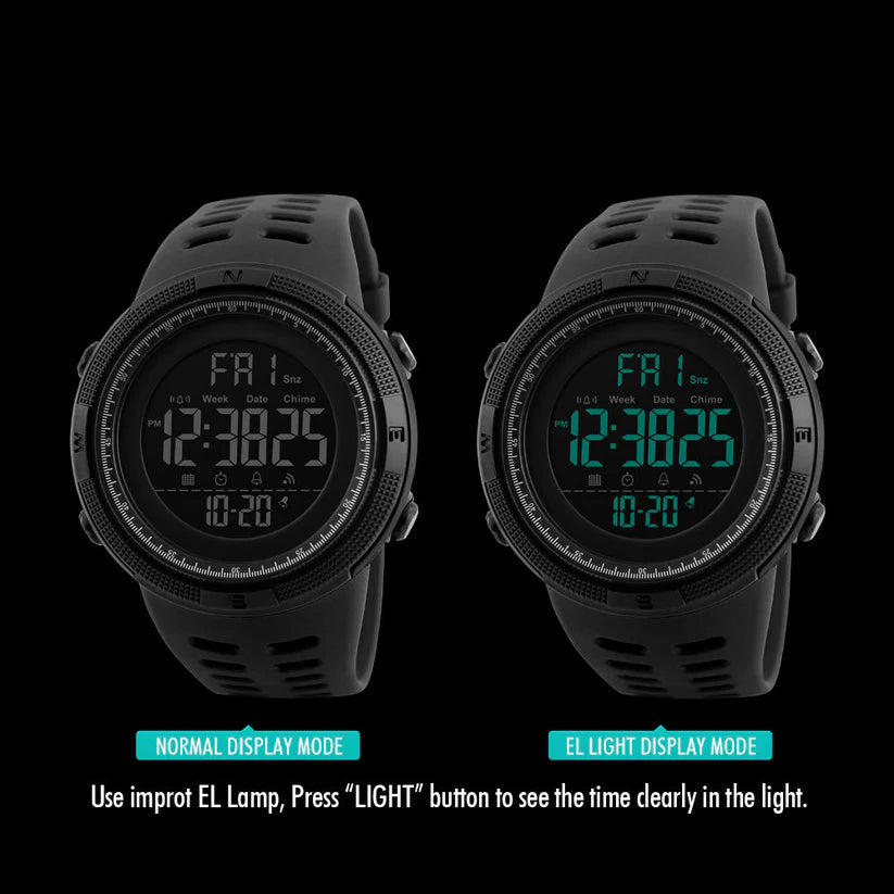 SKMEI 1251 Men Double Time Digital