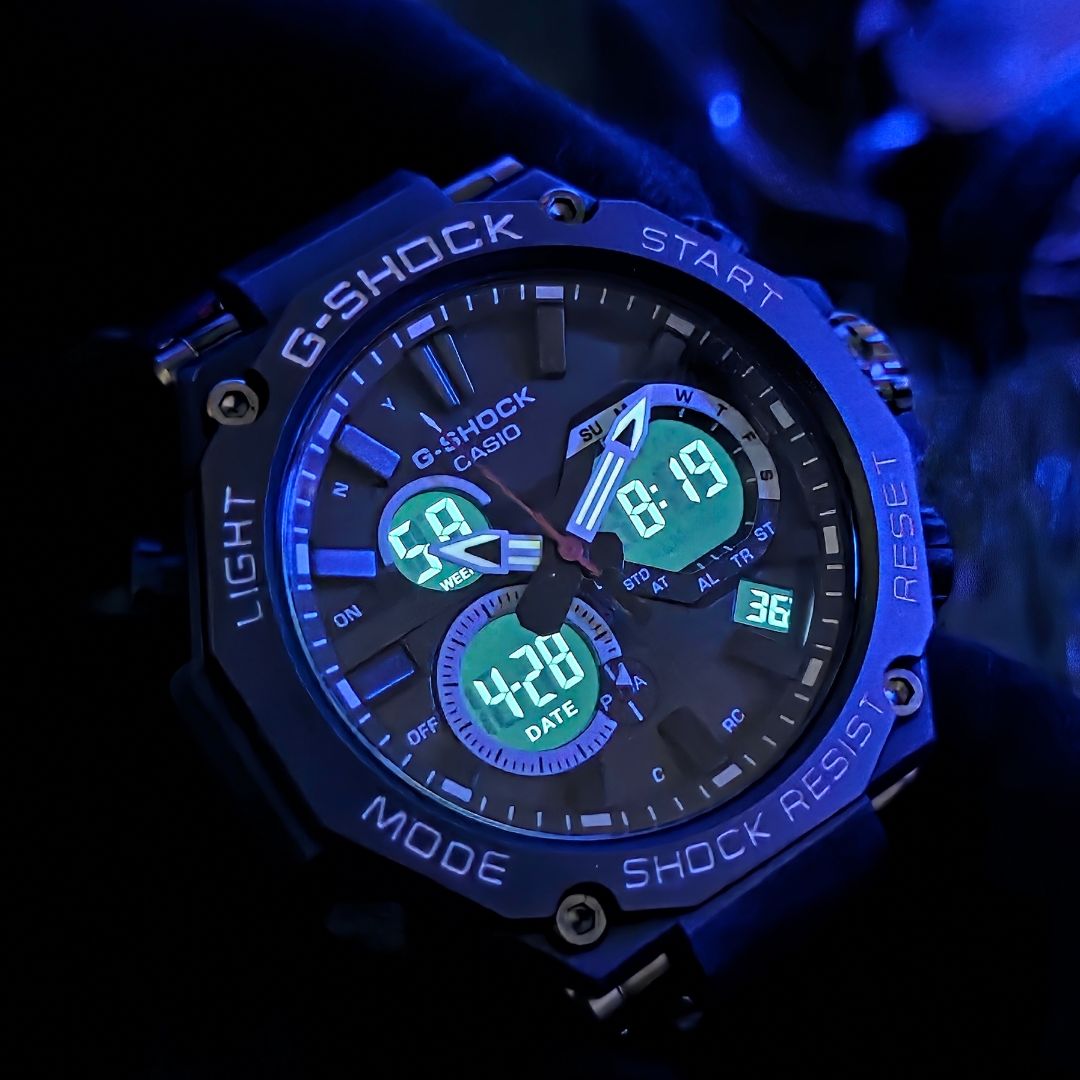 Montre double horloge supergood