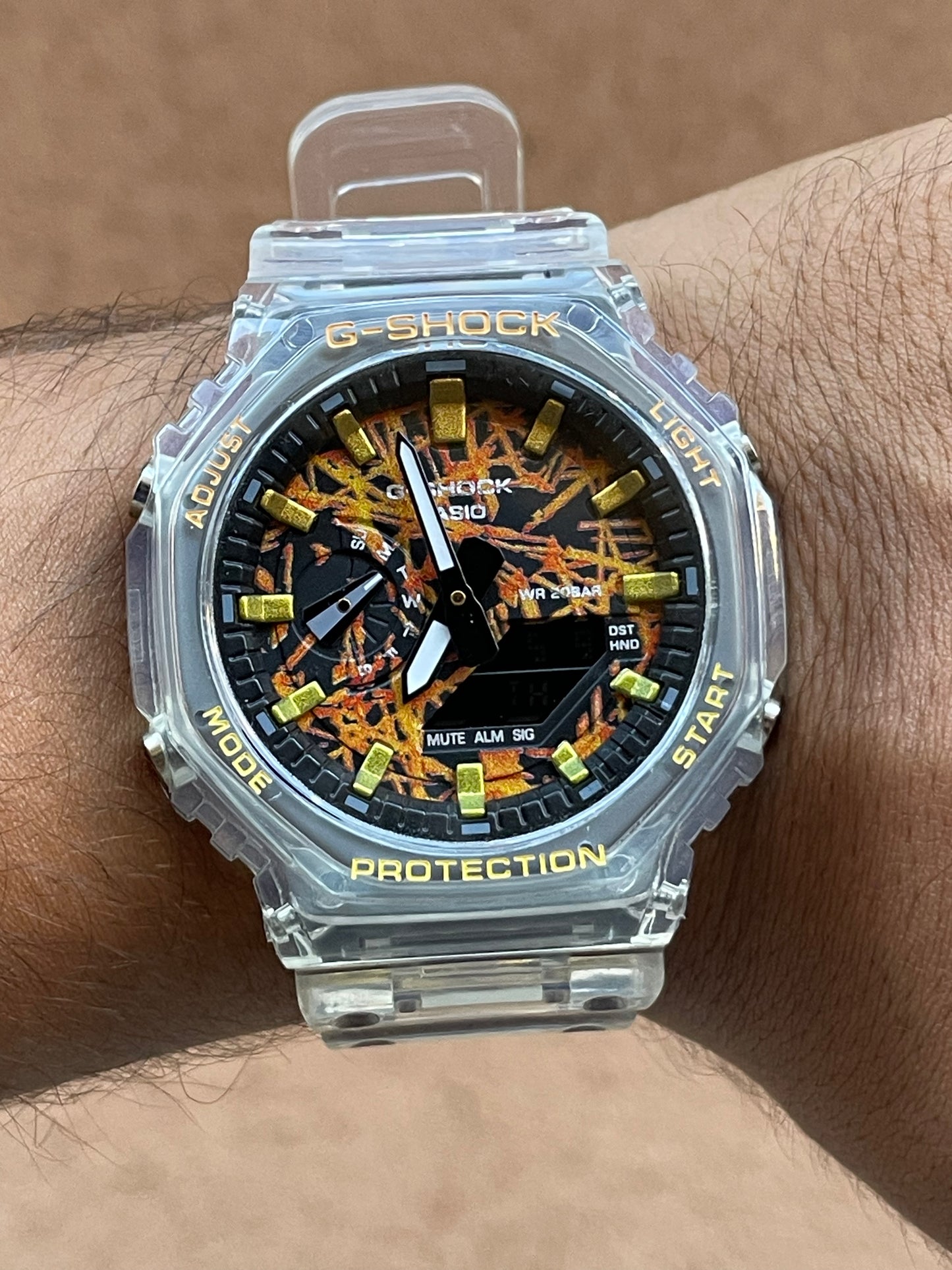 Montre sport pour homme silicone supergood