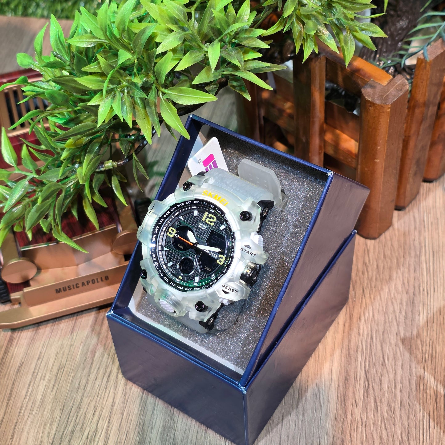Skmei Montre Hommes- 1155B - Chrono-Blanc